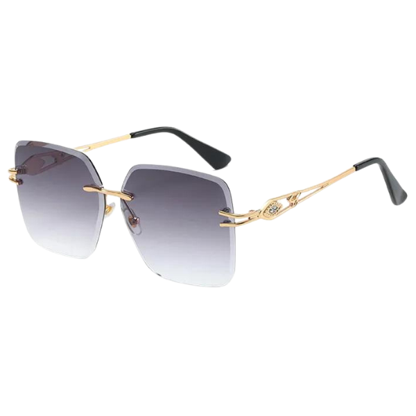 Navy Square Sunglasses