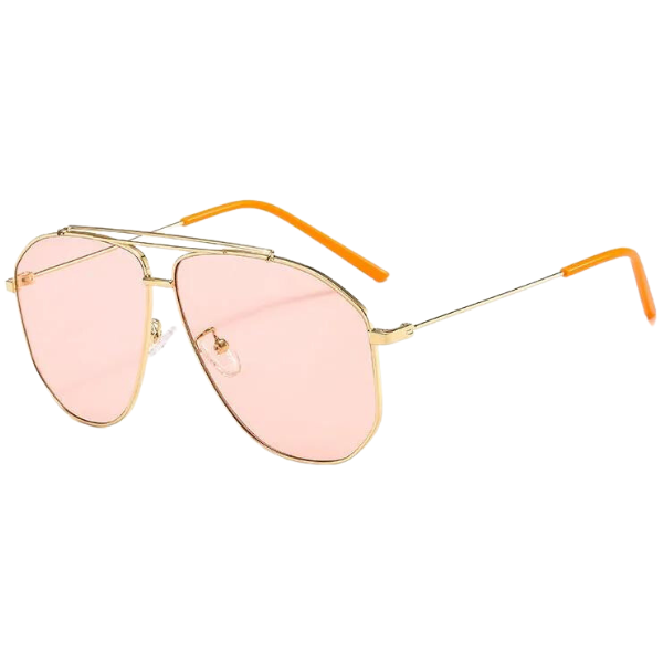 Pink Aviator Sunglasses