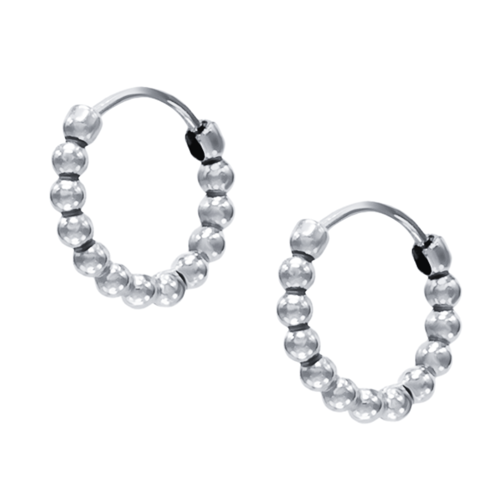 Silver Hoop Earrings