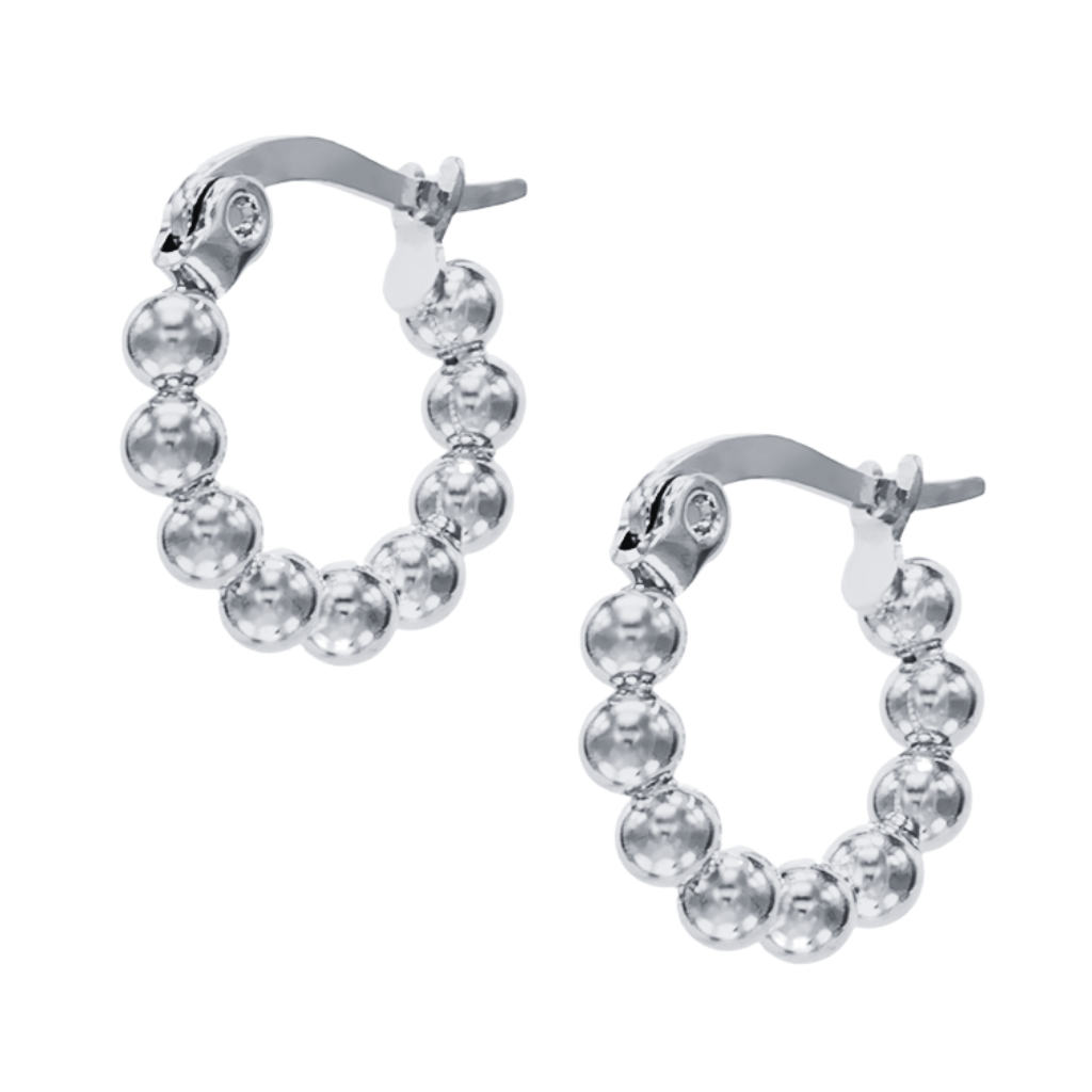 Silver Hoop Earrings